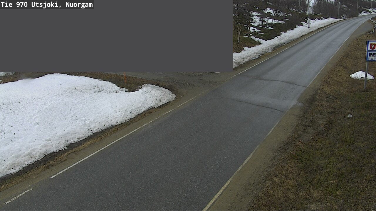 Weather Camera Image Väg 970 Utsjoki, Nuorgam, Utsjoki, Lappi
