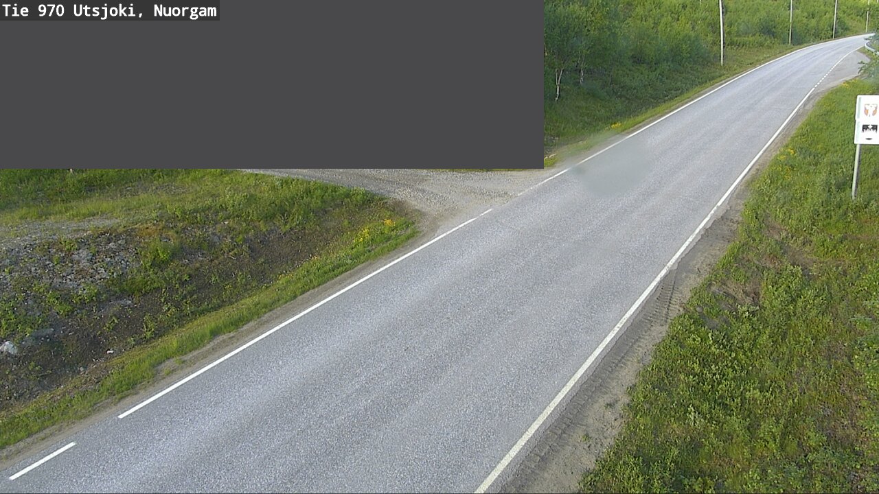 Weather Camera Image Väg 970 Utsjoki, Nuorgam, Utsjoki, Lappi