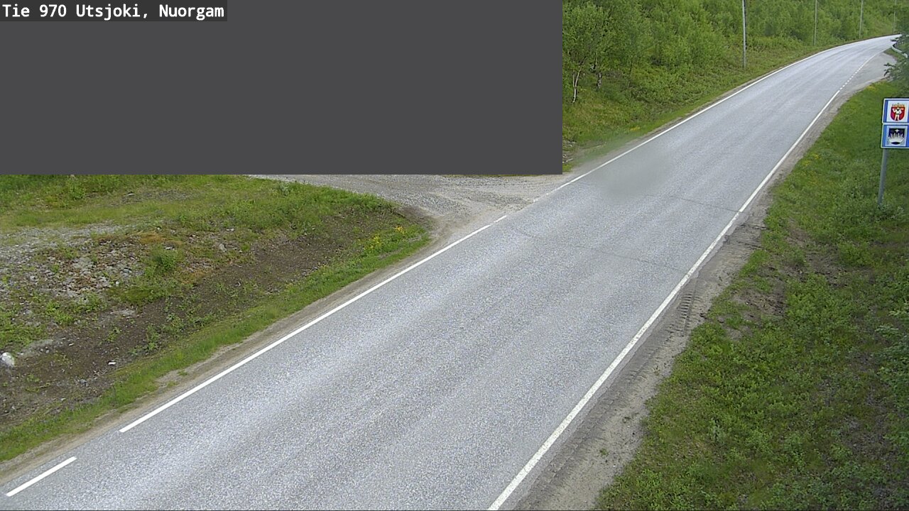 Weather Camera Image Väg 970 Utsjoki, Nuorgam, Utsjoki, Lappi