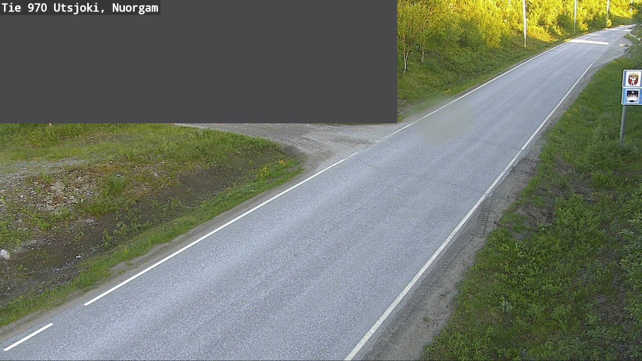 Weather Camera Image Väg 970 Utsjoki, Nuorgam, Utsjoki, Lappi