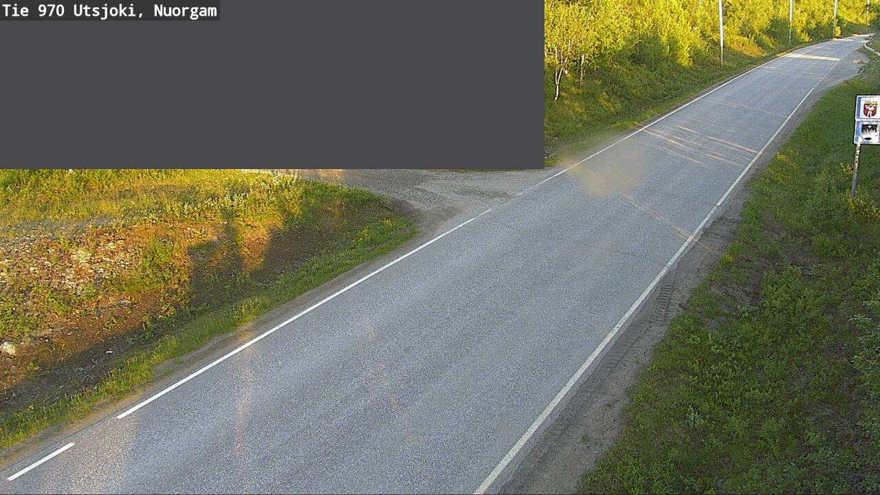Weather Camera Image Väg 970 Utsjoki, Nuorgam, Utsjoki, Lappi