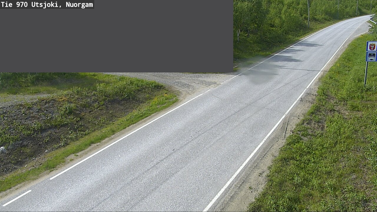 Weather Camera Image Väg 970 Utsjoki, Nuorgam, Utsjoki, Lappi