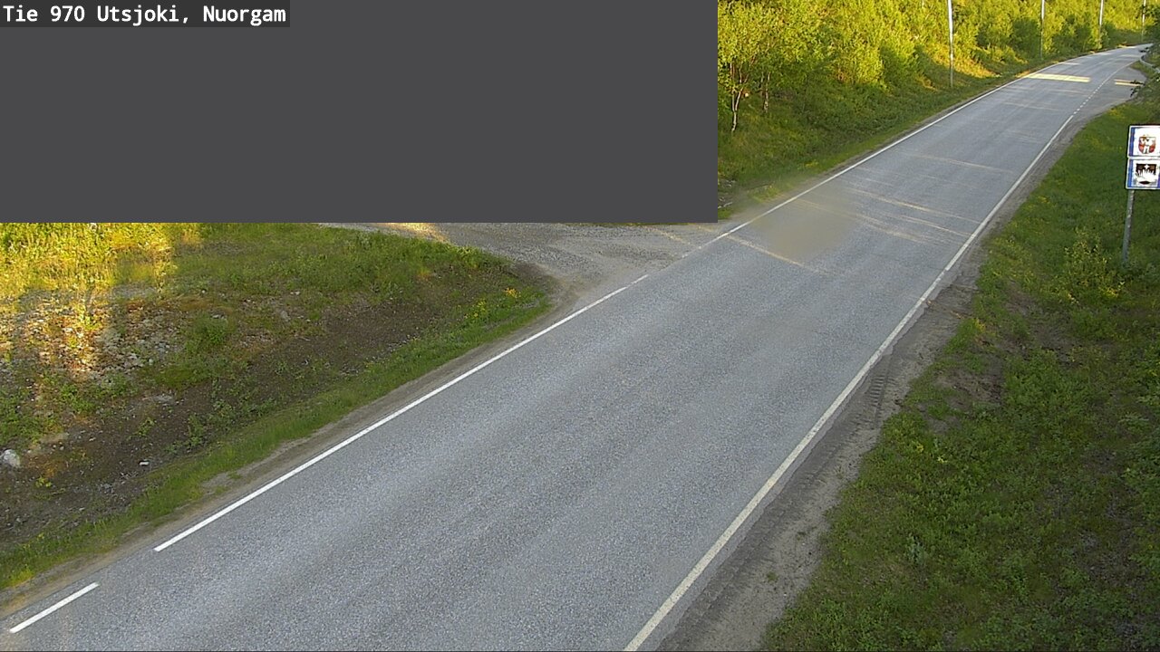 Weather Camera Image Väg 970 Utsjoki, Nuorgam, Utsjoki, Lappi