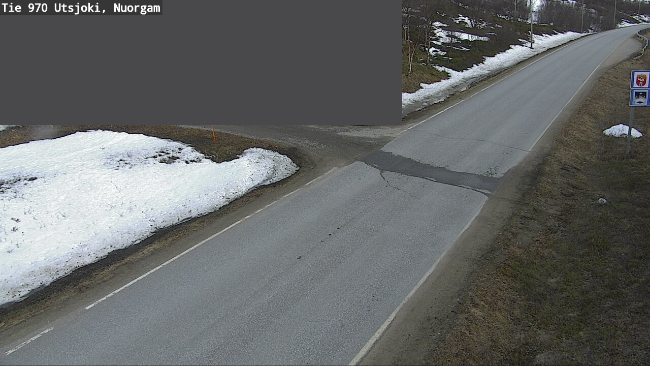 Weather Camera Image Väg 970 Utsjoki, Nuorgam, Utsjoki, Lappi