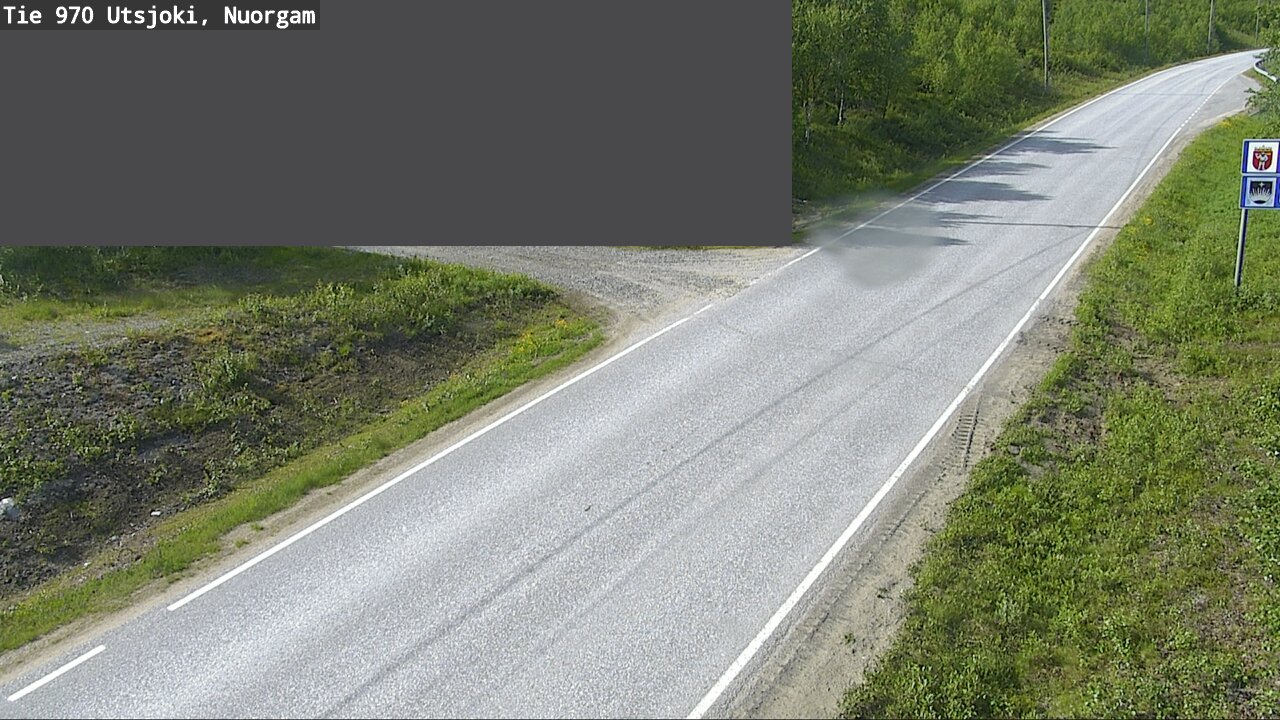 Weather Camera Image Väg 970 Utsjoki, Nuorgam, Utsjoki, Lappi