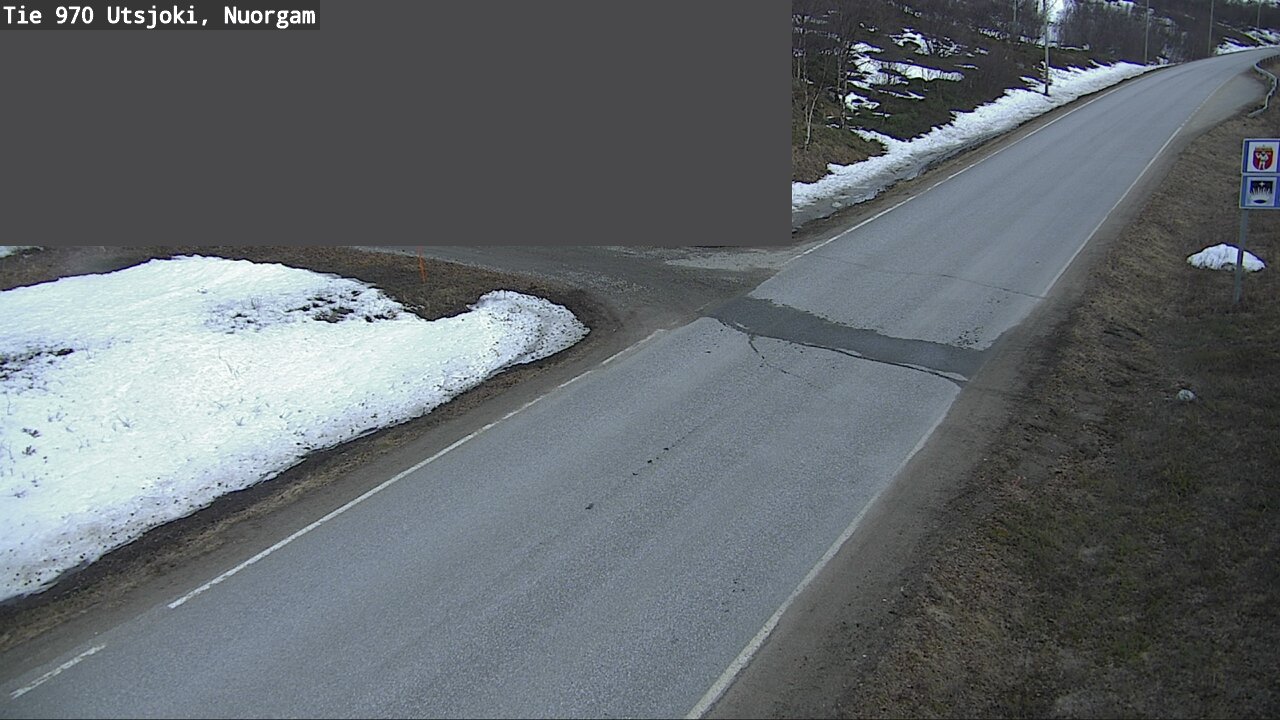 Weather Camera Image Väg 970 Utsjoki, Nuorgam, Utsjoki, Lappi