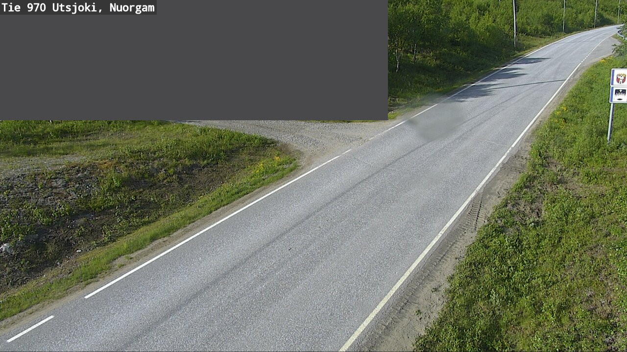 Weather Camera Image Väg 970 Utsjoki, Nuorgam, Utsjoki, Lappi