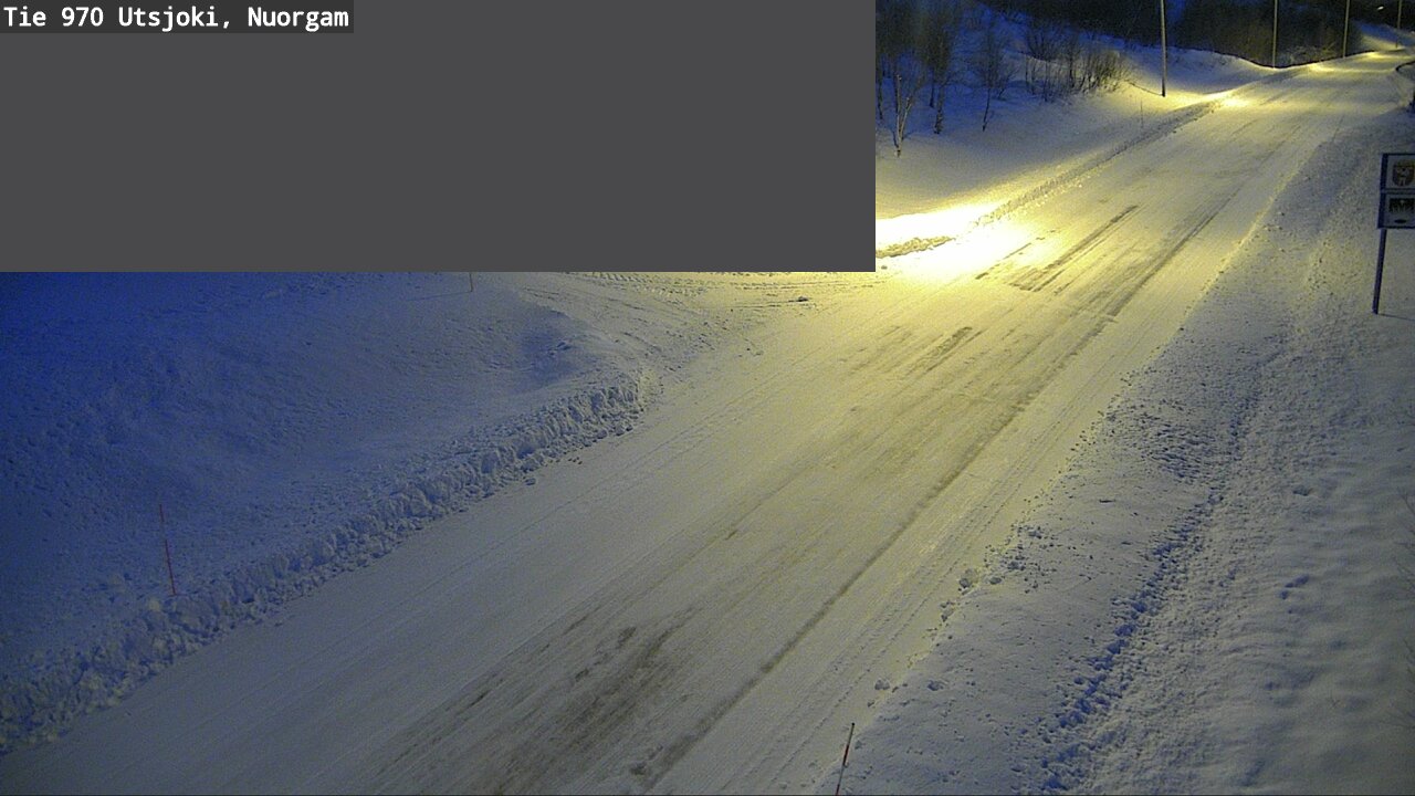 Weather Camera Image Väg 970 Utsjoki, Nuorgam, Utsjoki, Lappi