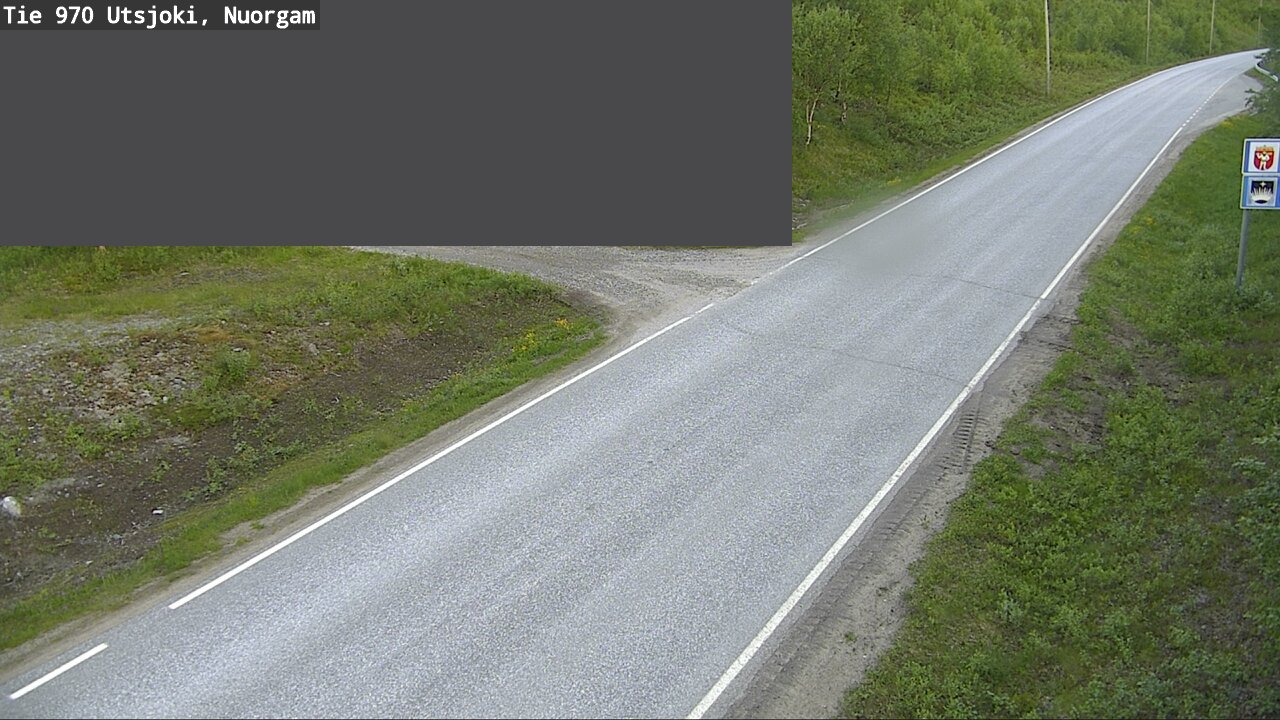Weather Camera Image Väg 970 Utsjoki, Nuorgam, Utsjoki, Lappi