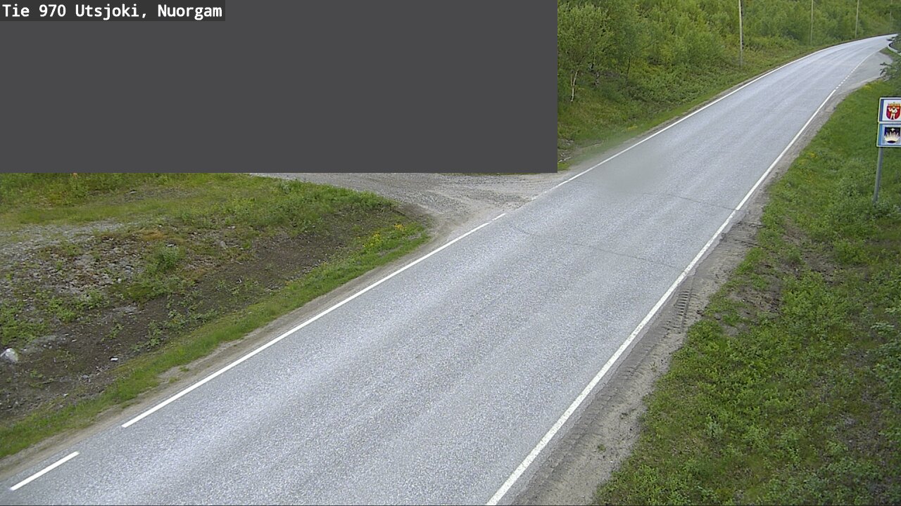 Weather Camera Image Väg 970 Utsjoki, Nuorgam, Utsjoki, Lappi