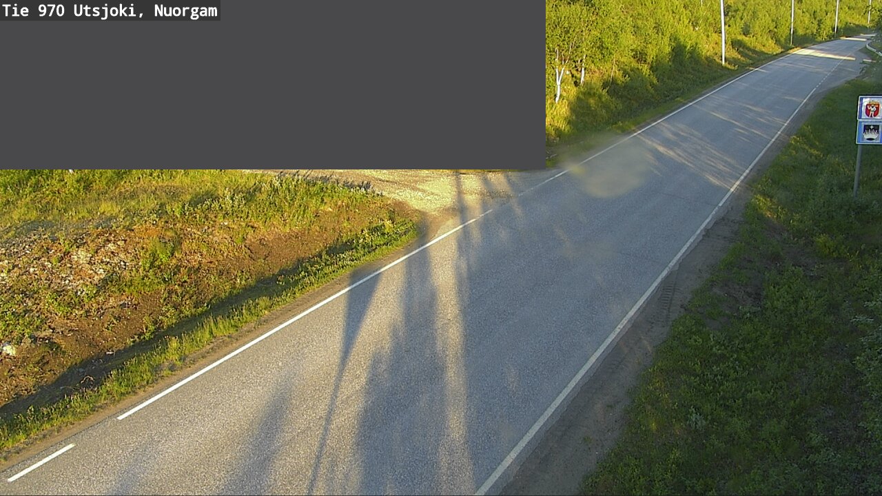 Weather Camera Image Väg 970 Utsjoki, Nuorgam, Utsjoki, Lappi