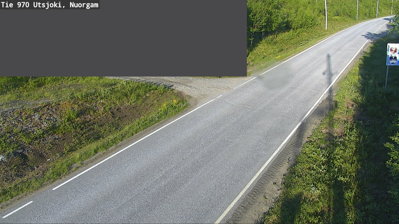 Weather Camera Image Väg 970 Utsjoki, Nuorgam, Utsjoki, Lappi