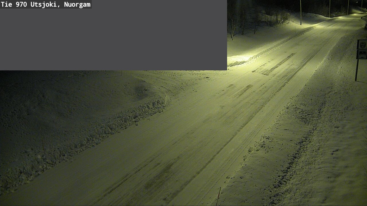 Weather Camera Image Väg 970 Utsjoki, Nuorgam, Utsjoki, Lappi