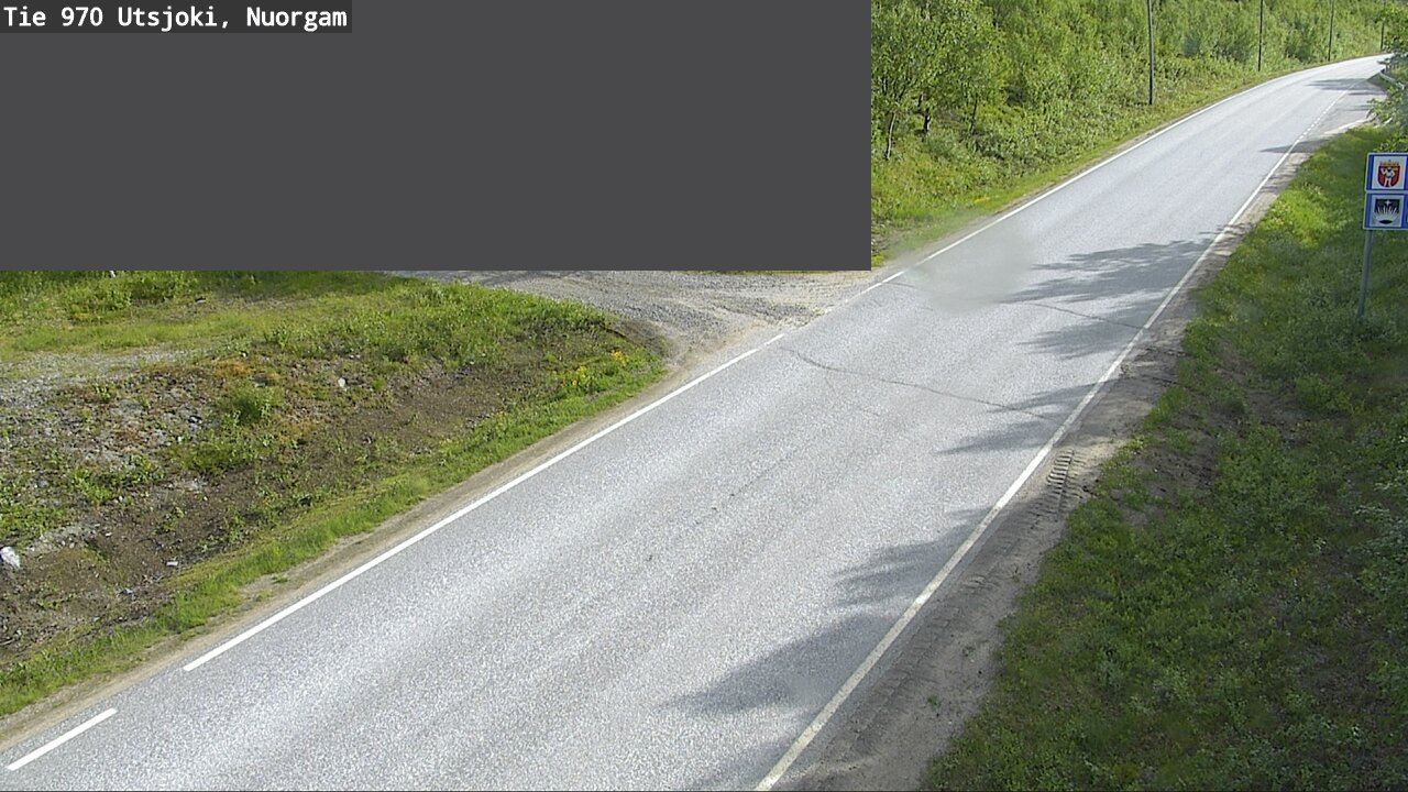 Weather Camera Image Väg 970 Utsjoki, Nuorgam, Utsjoki, Lappi