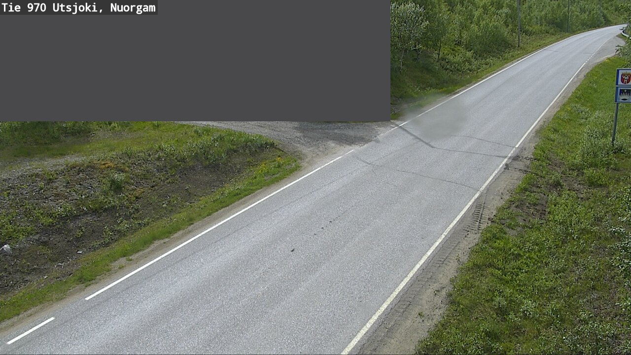 Weather Camera Image Väg 970 Utsjoki, Nuorgam, Utsjoki, Lappi