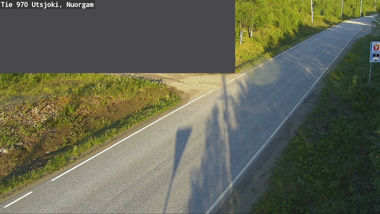 Weather Camera Image Väg 970 Utsjoki, Nuorgam, Utsjoki, Lappi