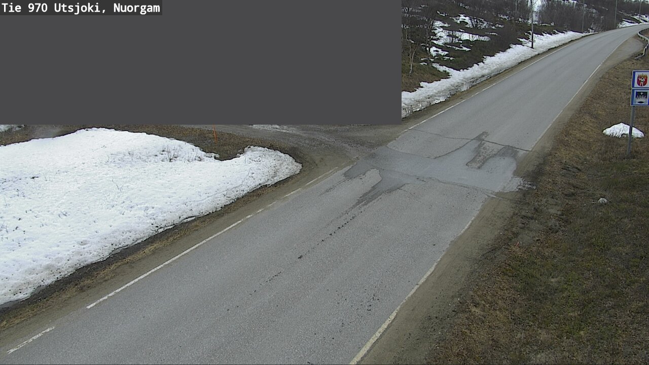 Weather Camera Image Väg 970 Utsjoki, Nuorgam, Utsjoki, Lappi