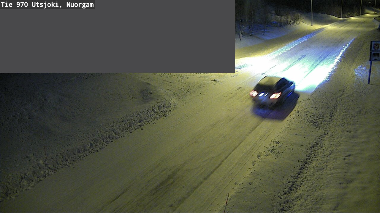 Weather Camera Image Väg 970 Utsjoki, Nuorgam, Utsjoki, Lappi