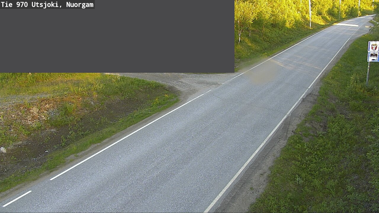 Weather Camera Image Väg 970 Utsjoki, Nuorgam, Utsjoki, Lappi