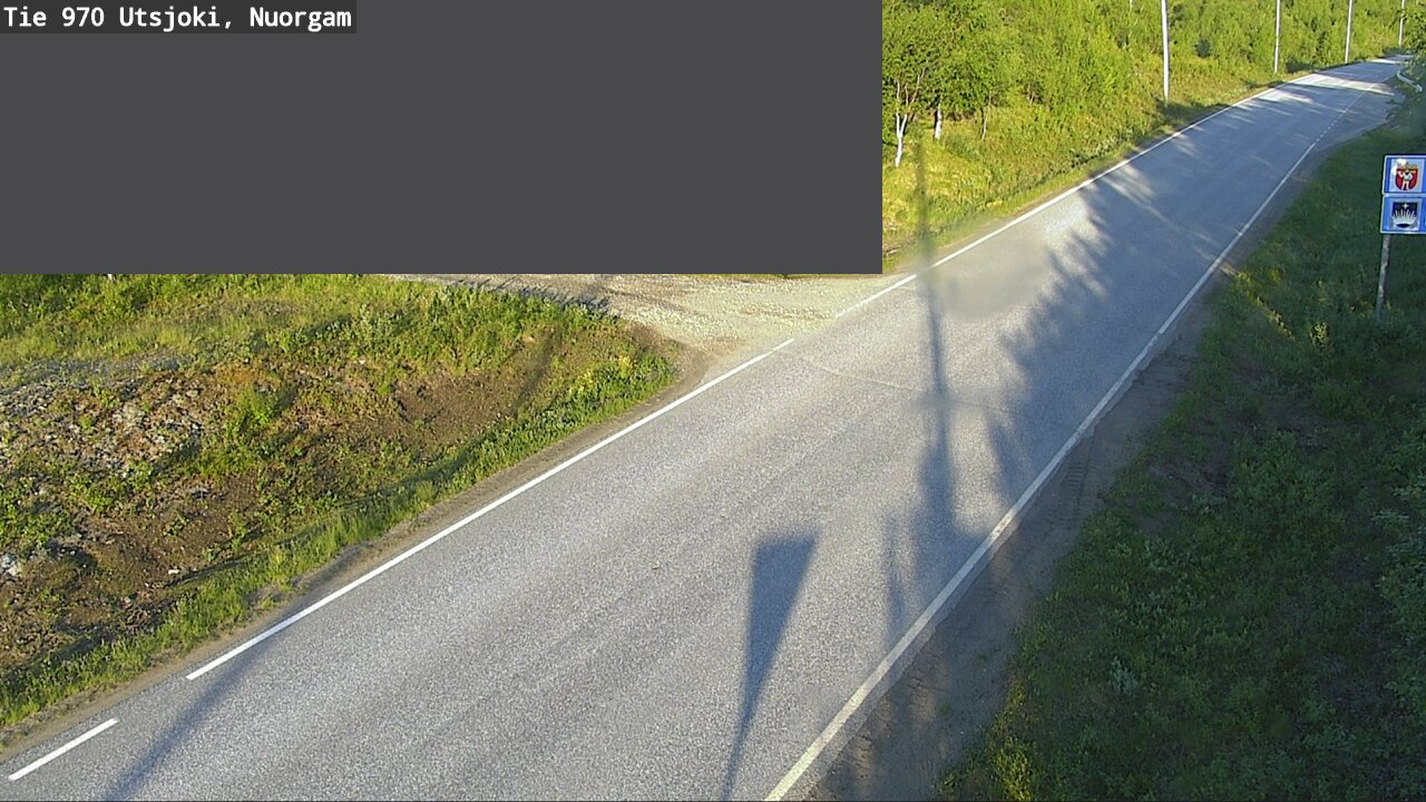 Weather Camera Image Väg 970 Utsjoki, Nuorgam, Utsjoki, Lappi