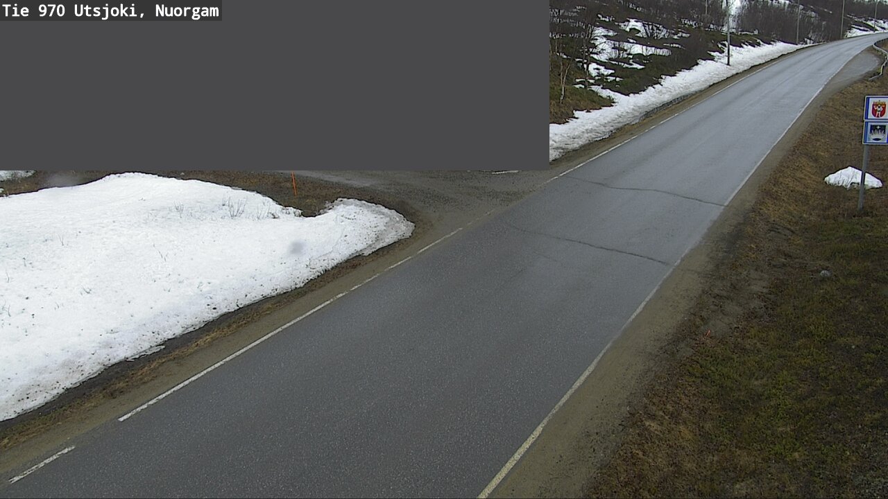 Weather Camera Image Väg 970 Utsjoki, Nuorgam, Utsjoki, Lappi