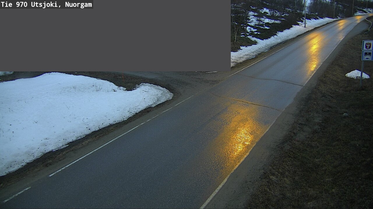 Weather Camera Image Väg 970 Utsjoki, Nuorgam, Utsjoki, Lappi
