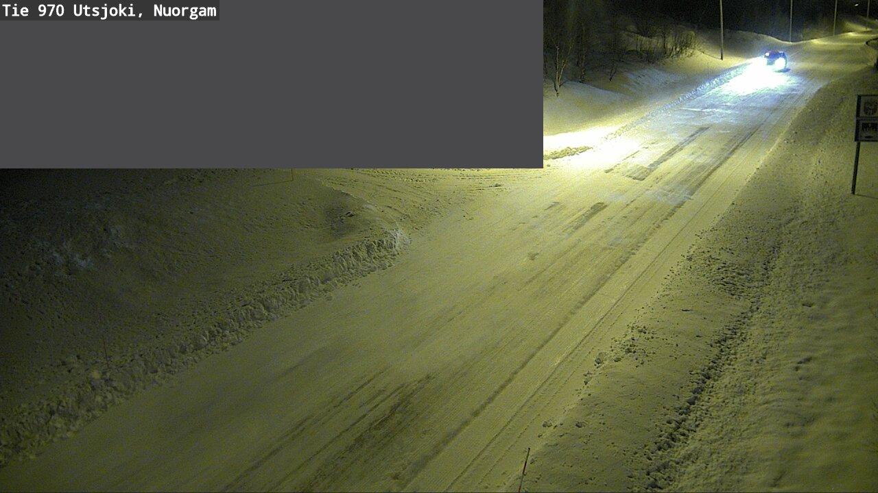 Weather Camera Image Väg 970 Utsjoki, Nuorgam, Utsjoki, Lappi