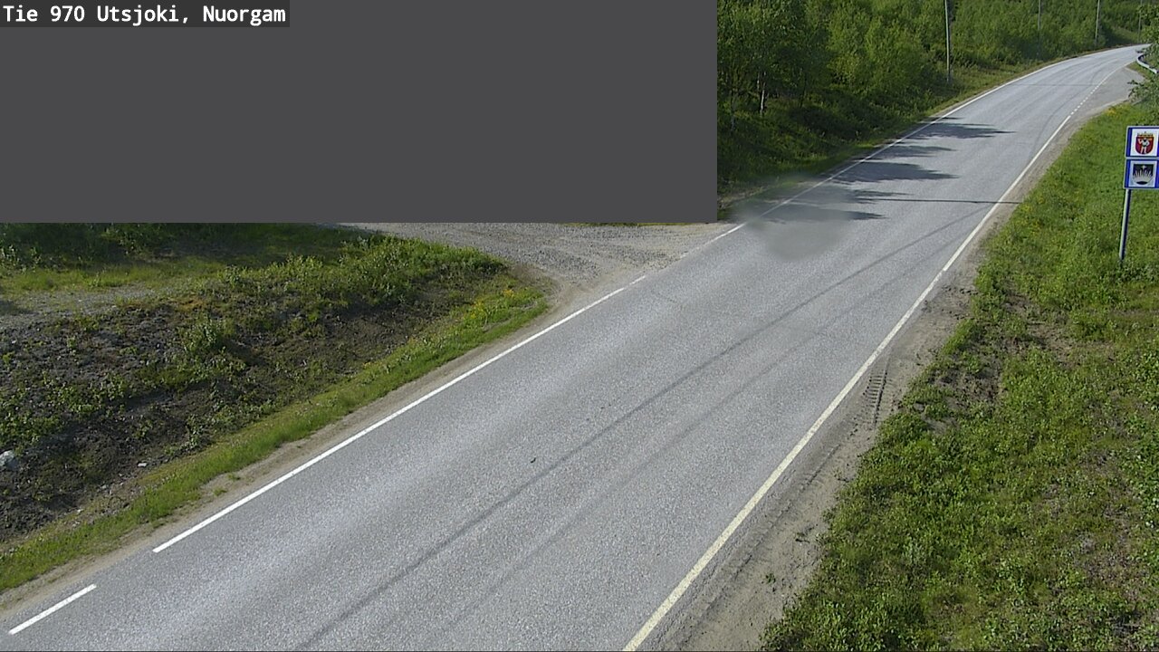 Weather Camera Image Väg 970 Utsjoki, Nuorgam, Utsjoki, Lappi