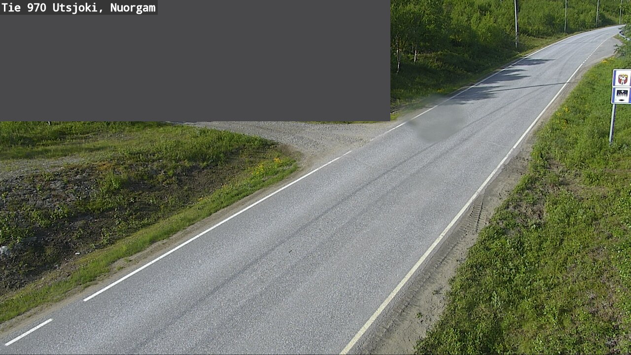 Weather Camera Image Väg 970 Utsjoki, Nuorgam, Utsjoki, Lappi