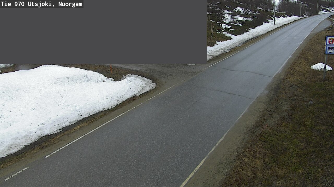 Weather Camera Image Väg 970 Utsjoki, Nuorgam, Utsjoki, Lappi