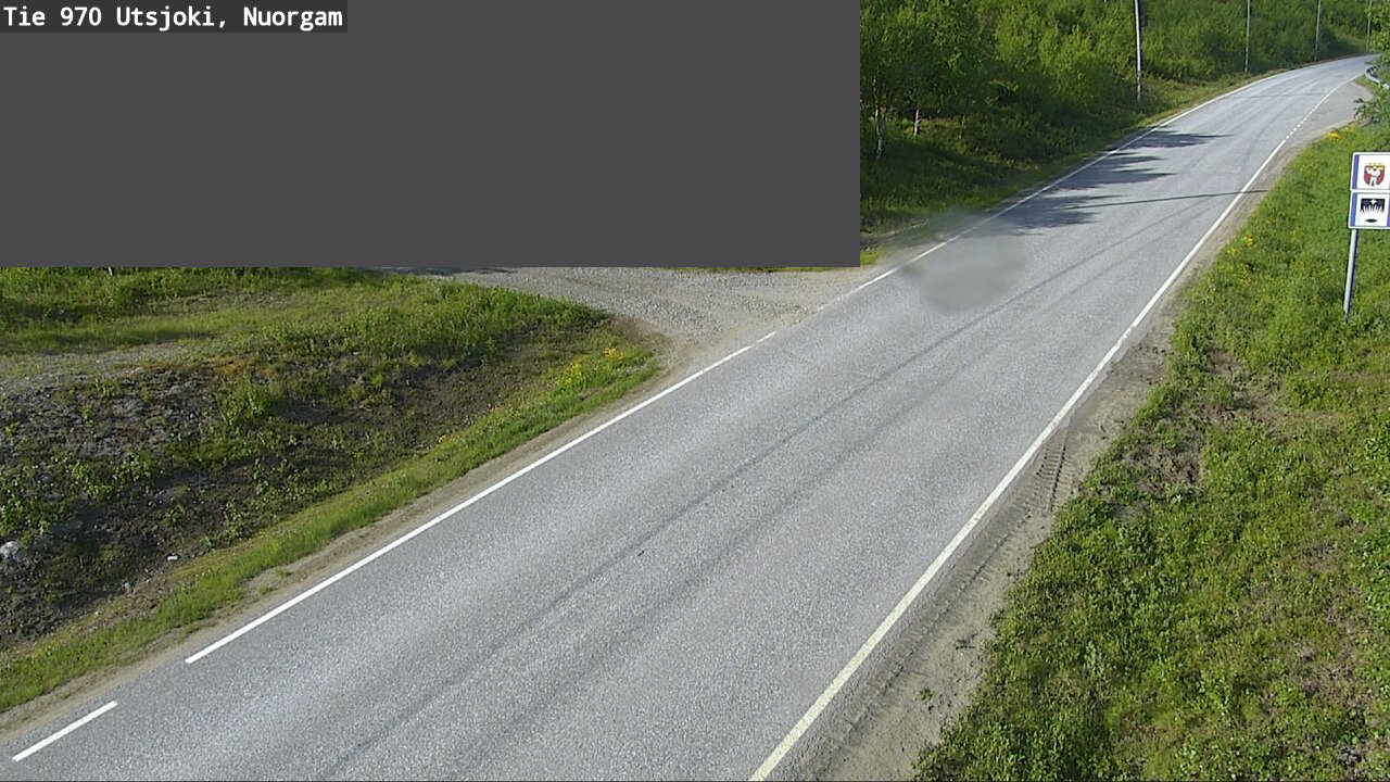 Weather Camera Image Väg 970 Utsjoki, Nuorgam, Utsjoki, Lappi