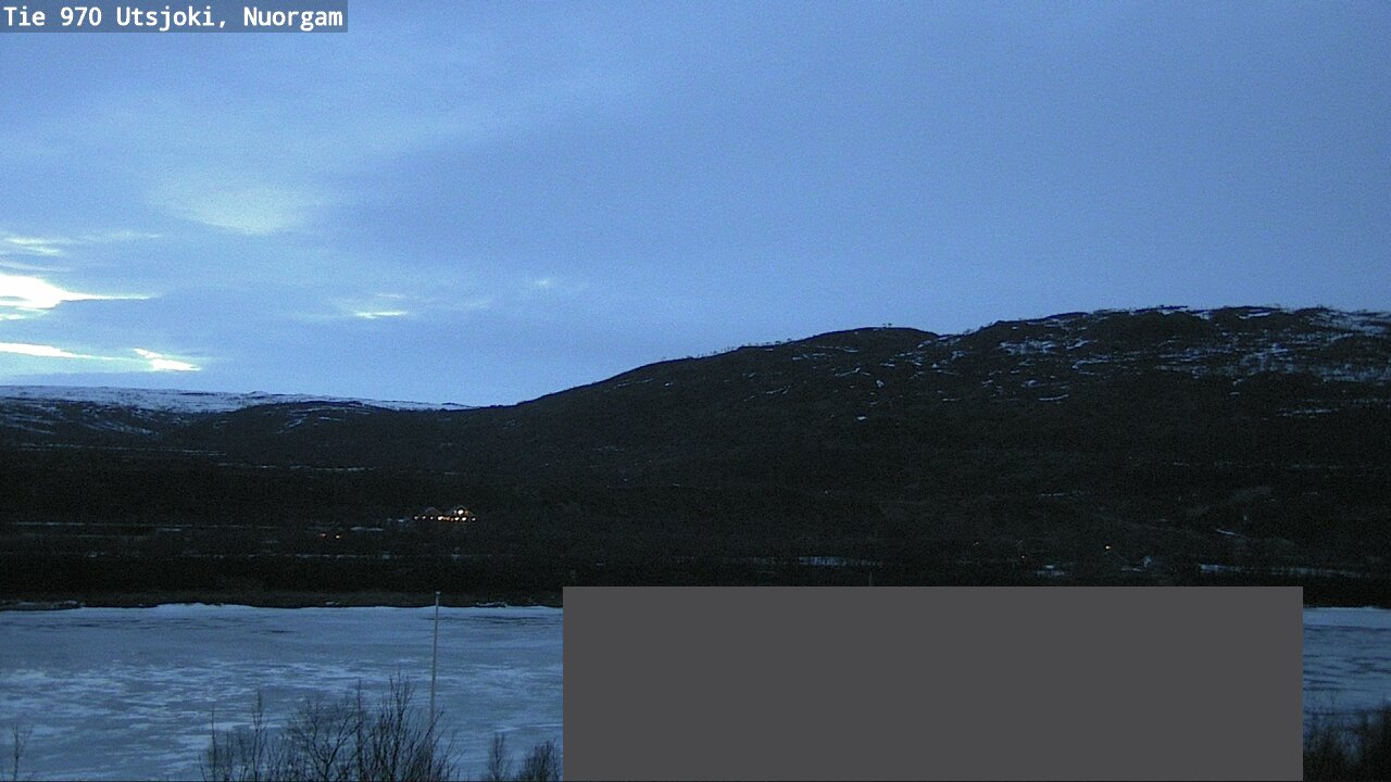 Weather Camera Image Väg 970 Utsjoki, Nuorgam, Utsjoki, Lappi