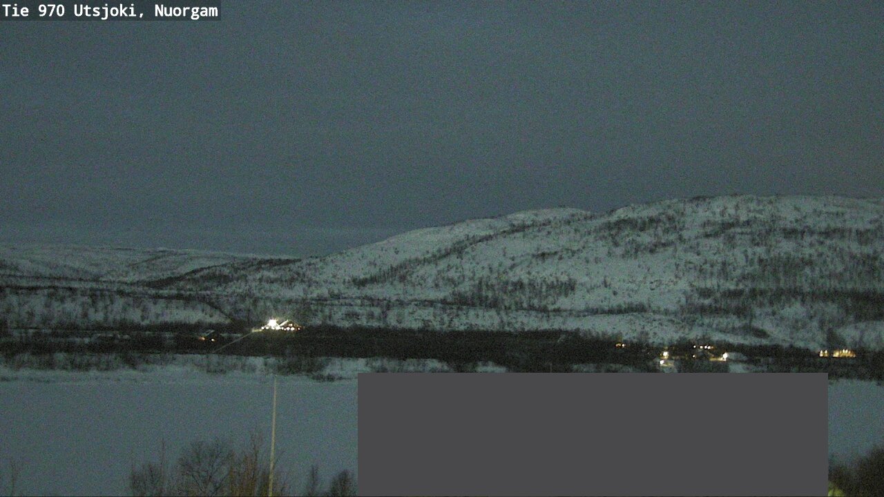 Weather Camera Image Väg 970 Utsjoki, Nuorgam, Utsjoki, Lappi