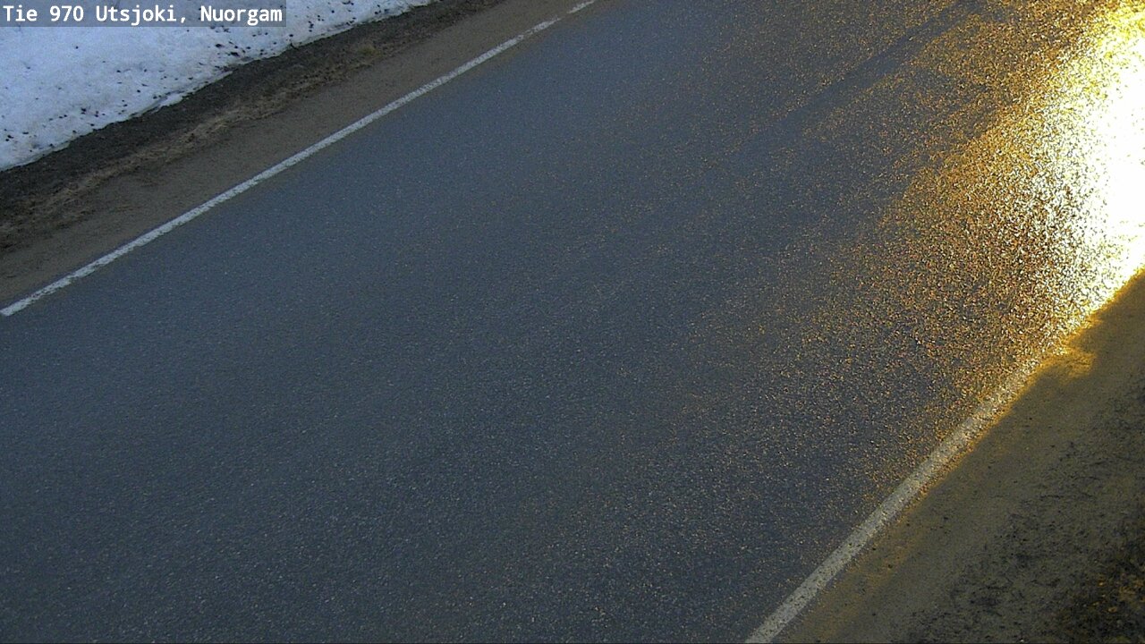 Weather Camera Image Väg 970 Utsjoki, Nuorgam, Utsjoki, Lappi
