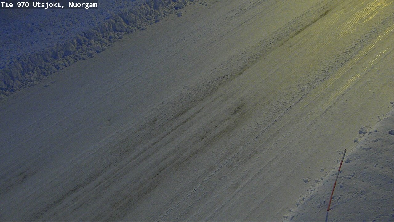 Weather Camera Image Väg 970 Utsjoki, Nuorgam, Utsjoki, Lappi