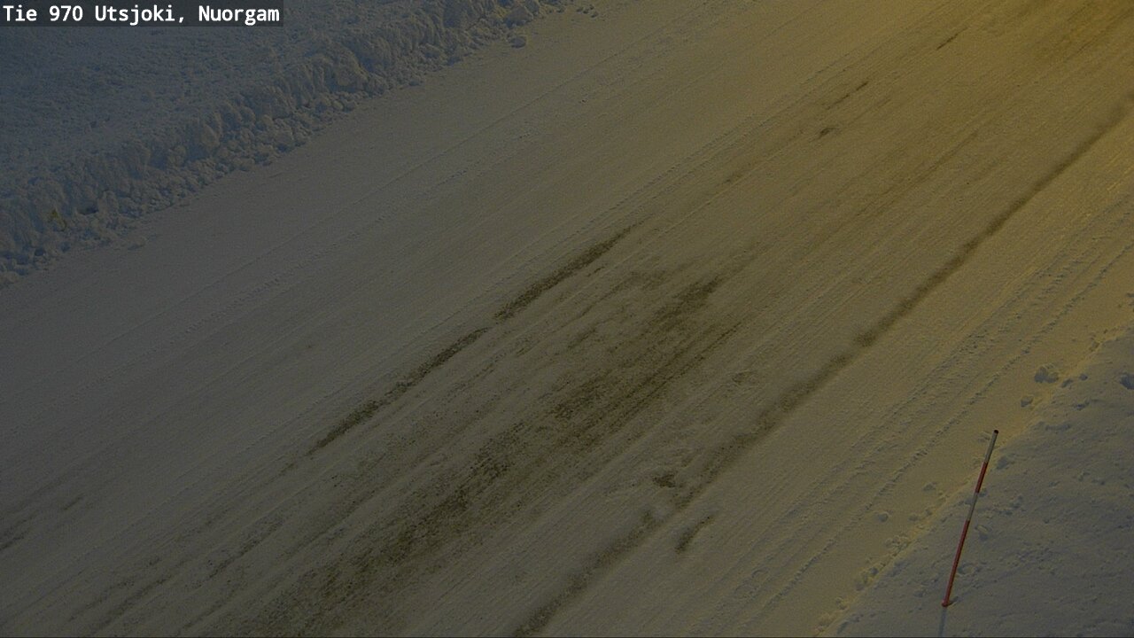 Weather Camera Image Väg 970 Utsjoki, Nuorgam, Utsjoki, Lappi