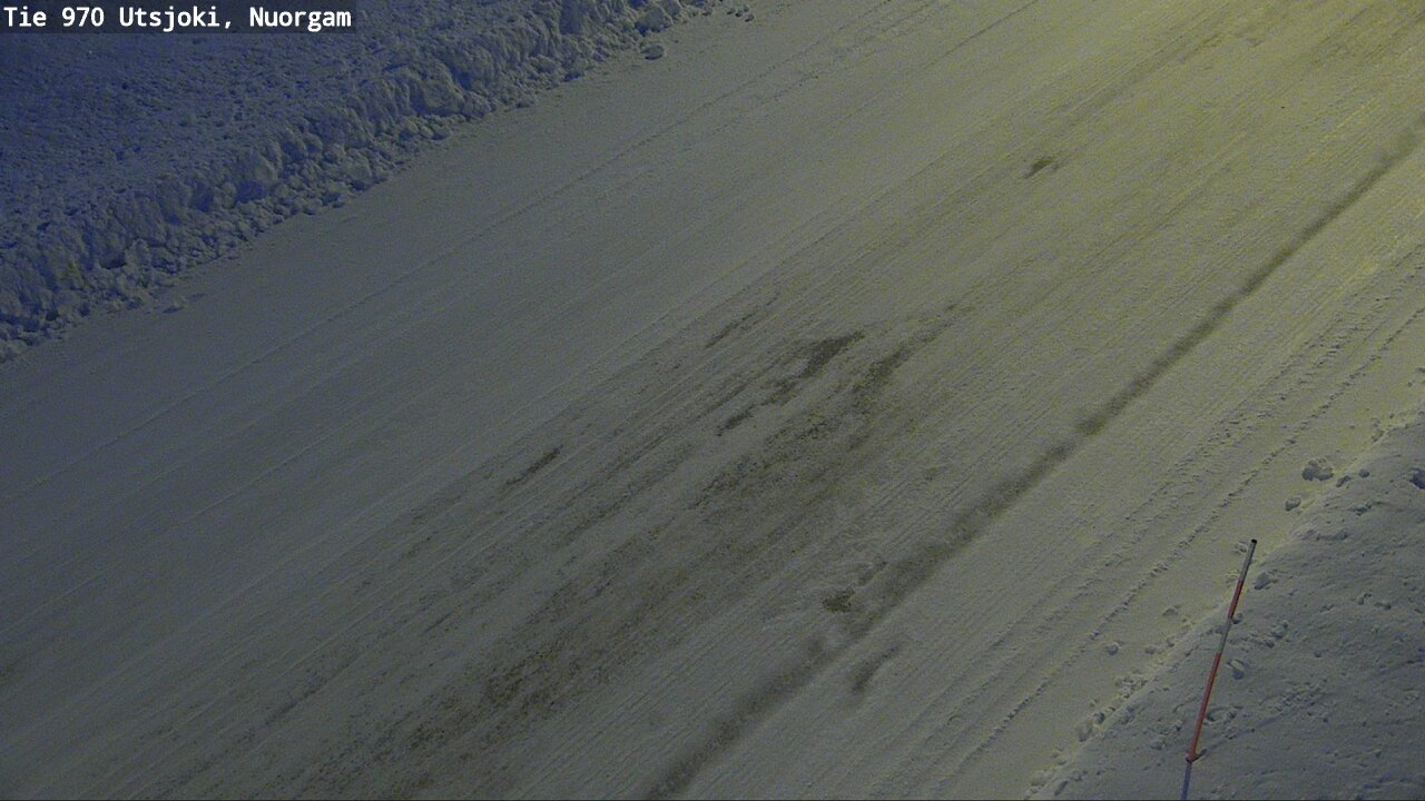 Weather Camera Image Väg 970 Utsjoki, Nuorgam, Utsjoki, Lappi