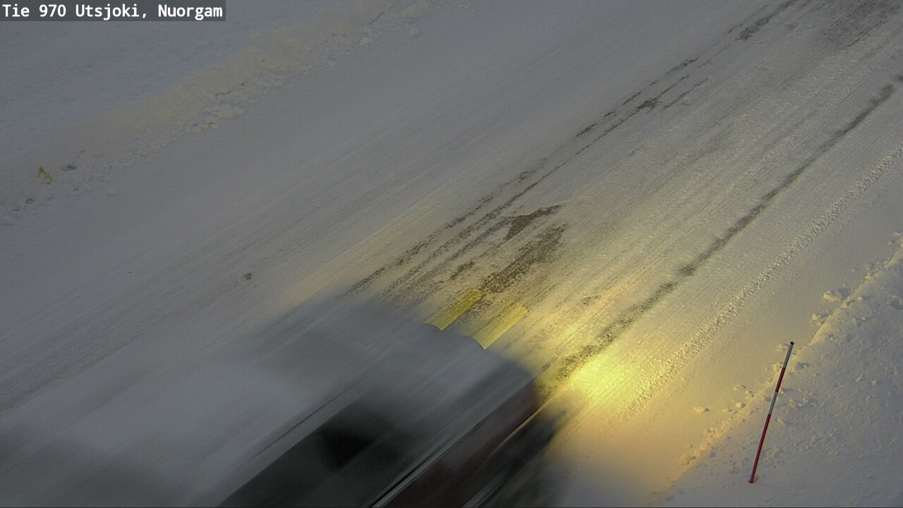 Weather Camera Image Väg 970 Utsjoki, Nuorgam, Utsjoki, Lappi