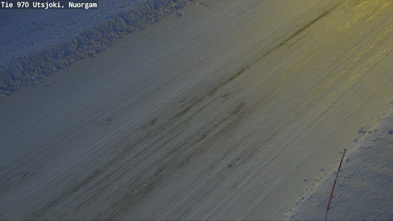 Weather Camera Image Väg 970 Utsjoki, Nuorgam, Utsjoki, Lappi