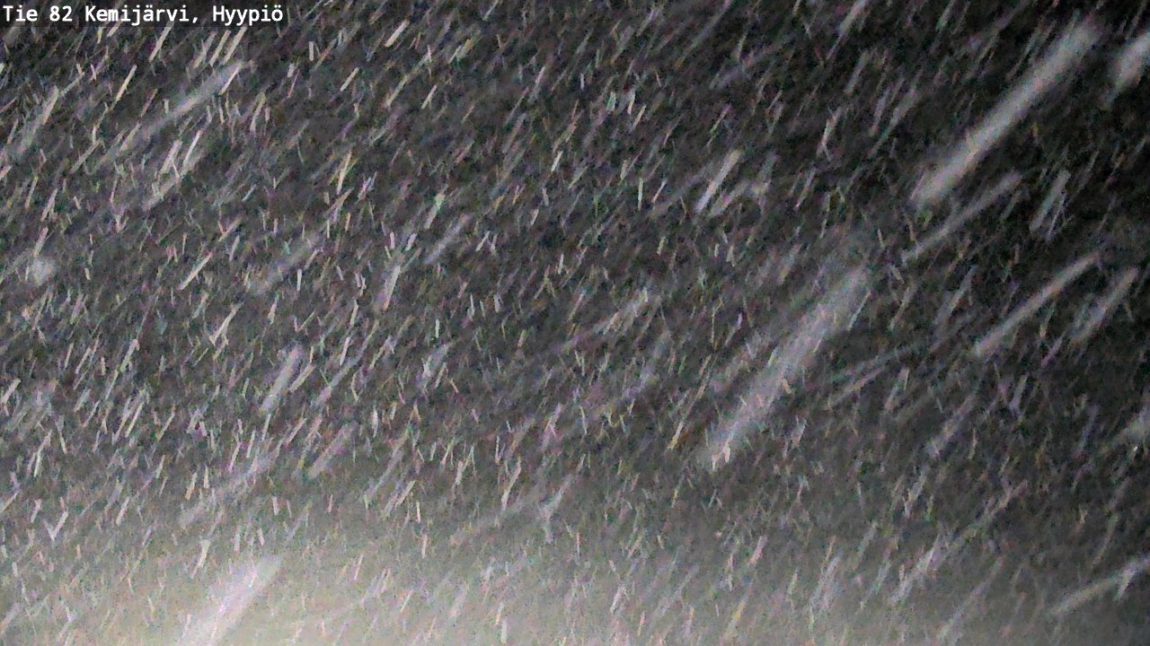 Weather Camera Image Road 82 Kemijärvi, Hyypiö, Kemijärvi, Lappi
