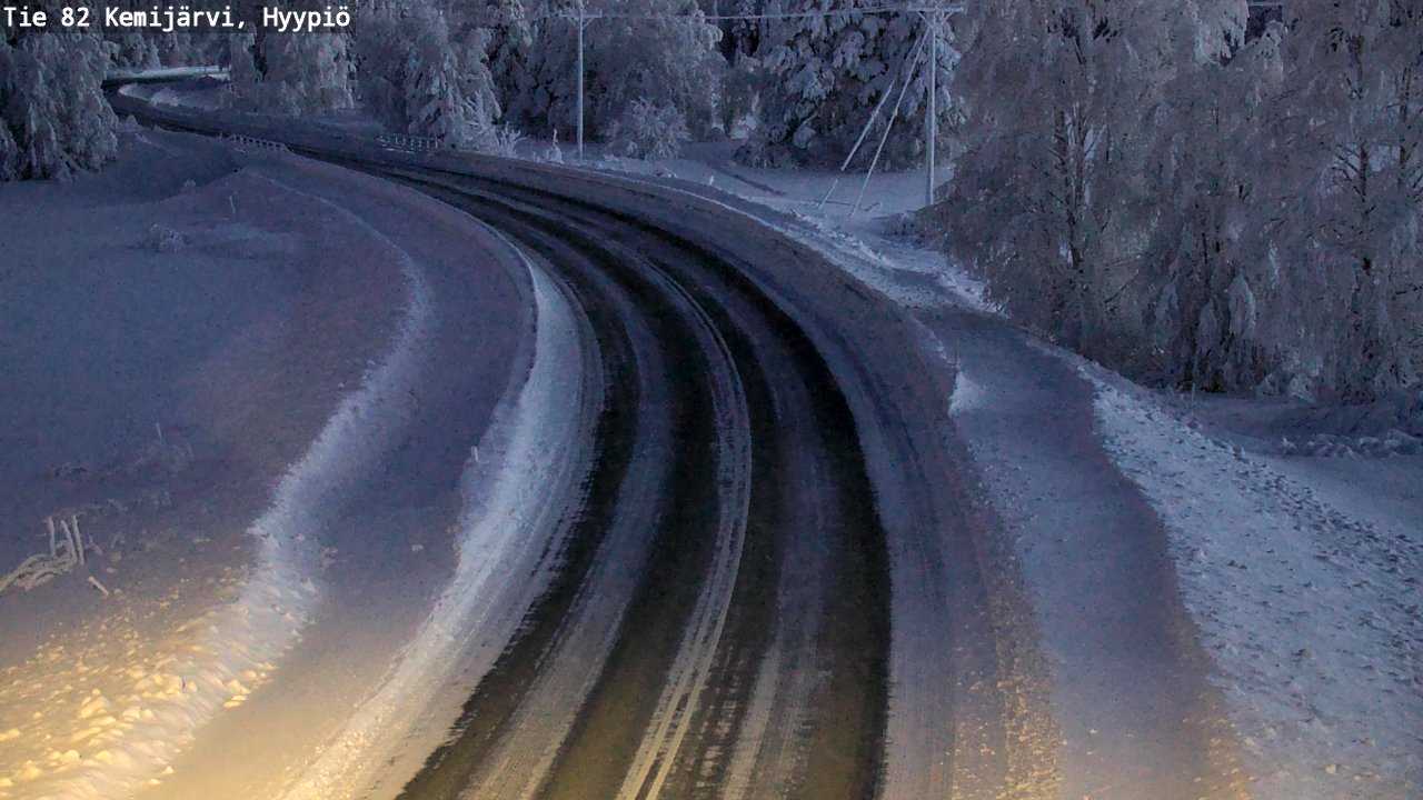 Kelikamerat Kuva Tie 82 Kemijärvi, Hyypiö, Kemijärvi, Lappi