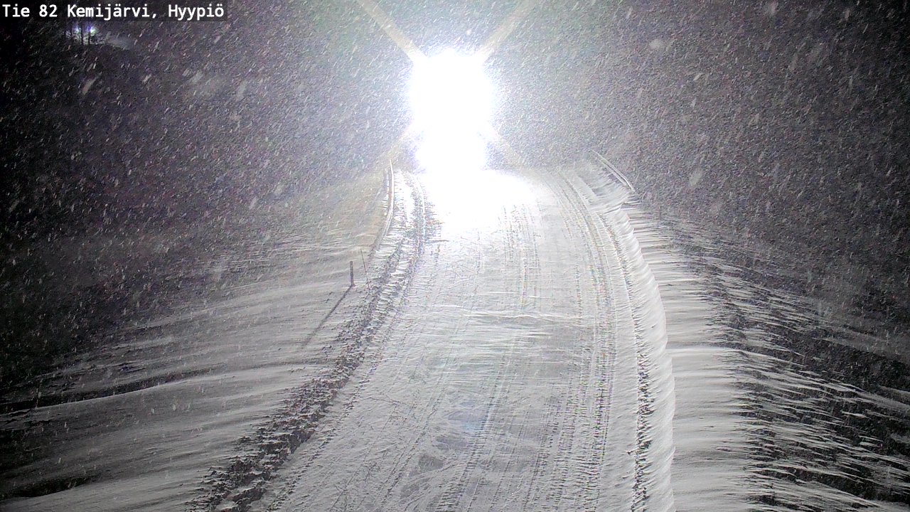 Kelikamerat Kuva Tie 82 Kemijärvi, Hyypiö, Kemijärvi, Lappi