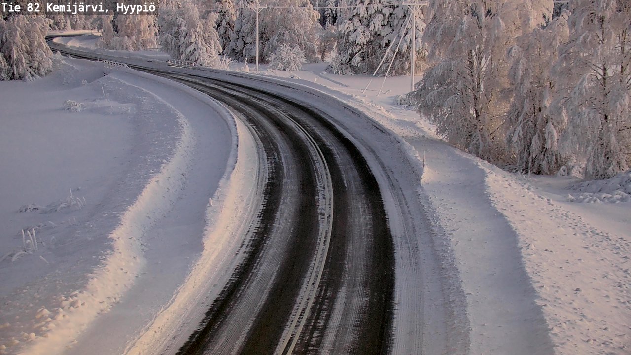 Kelikamerat Kuva Tie 82 Kemijärvi, Hyypiö, Kemijärvi, Lappi