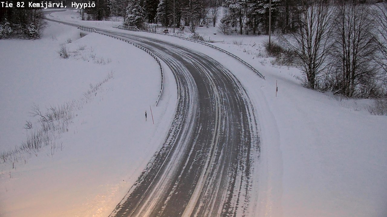 Kelikamerat Kuva Tie 82 Kemijärvi, Hyypiö, Kemijärvi, Lappi