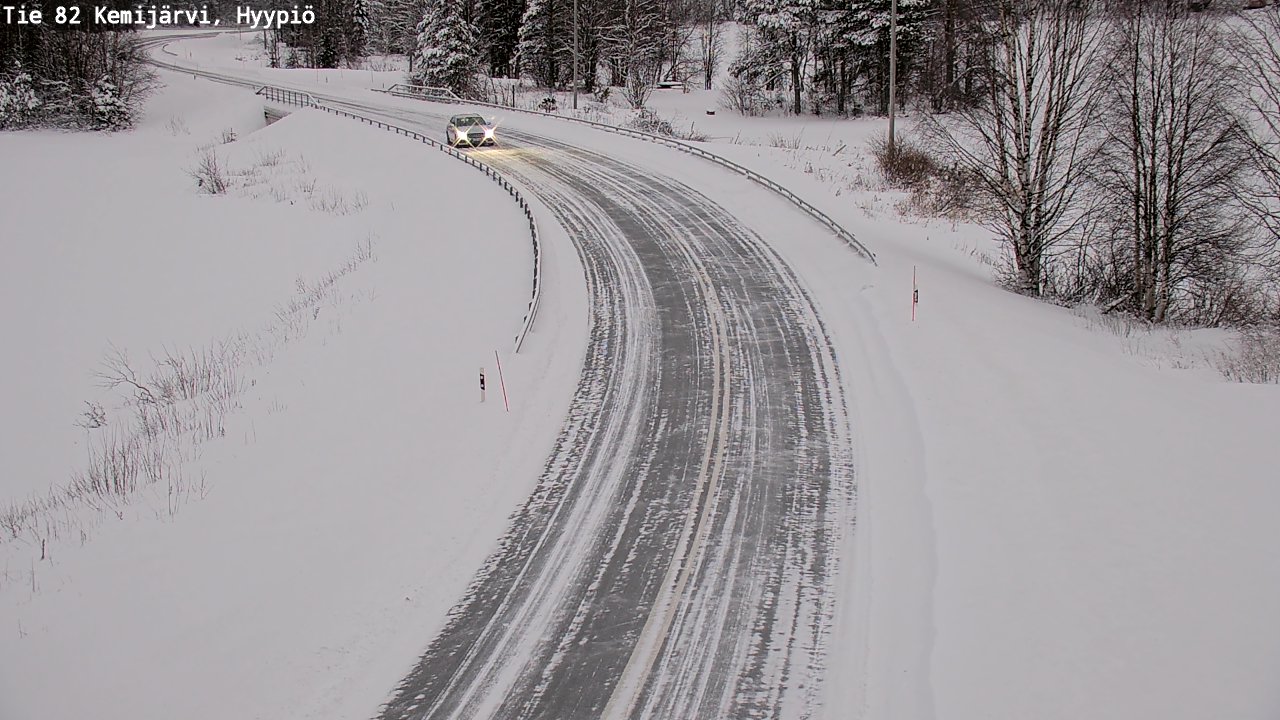 Kelikamerat Kuva Tie 82 Kemijärvi, Hyypiö, Kemijärvi, Lappi