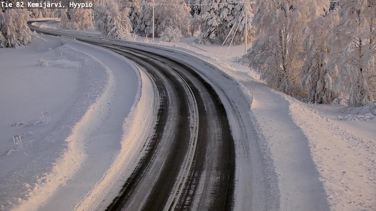 Kelikamerat Kuva Tie 82 Kemijärvi, Hyypiö, Kemijärvi, Lappi