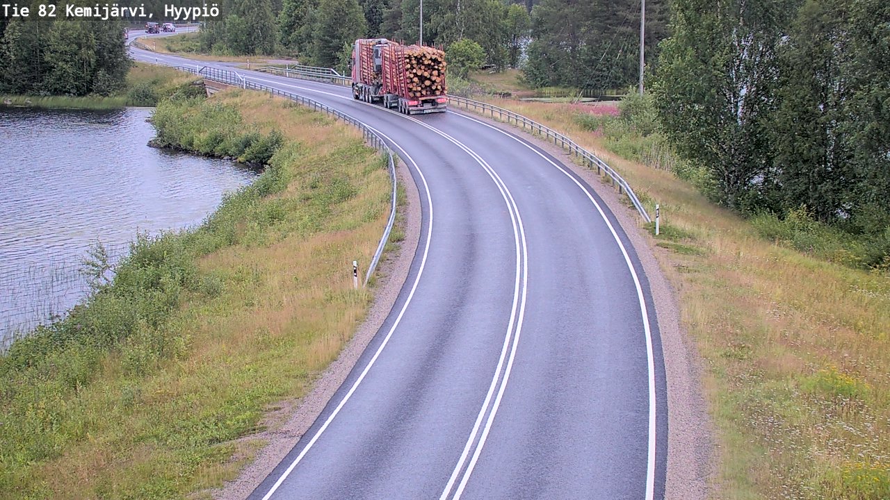 Kelikamerat Kuva Tie 82 Kemijärvi, Hyypiö, Kemijärvi, Lappi