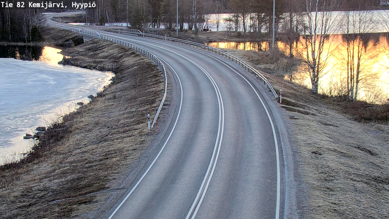 Kelikamerat Kuva Tie 82 Kemijärvi, Hyypiö, Kemijärvi, Lappi