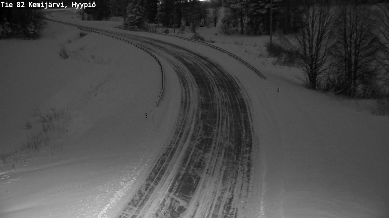 Kelikamerat Kuva Tie 82 Kemijärvi, Hyypiö, Kemijärvi, Lappi