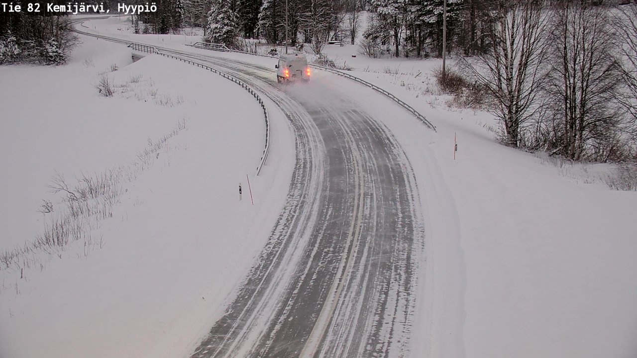 Kelikamerat Kuva Tie 82 Kemijärvi, Hyypiö, Kemijärvi, Lappi
